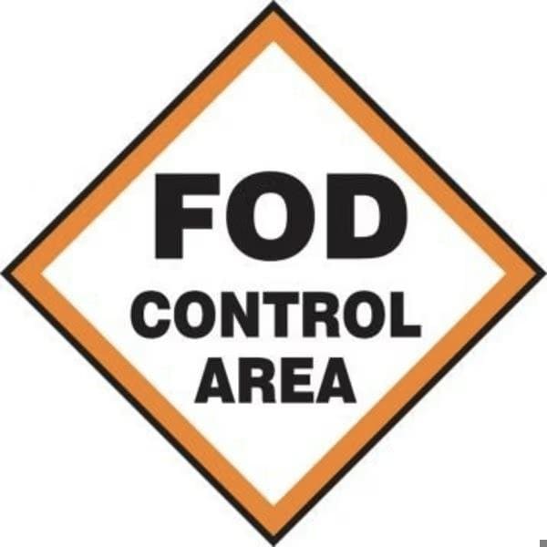 Accuform SAFETY SIGN FOD CONTROL AREA 12 X MQTL522VA MQTL522VA - main